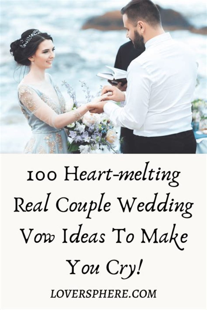 100 Heartfelt Wedding Vows For Him To Make Him Cry Lover Sphere