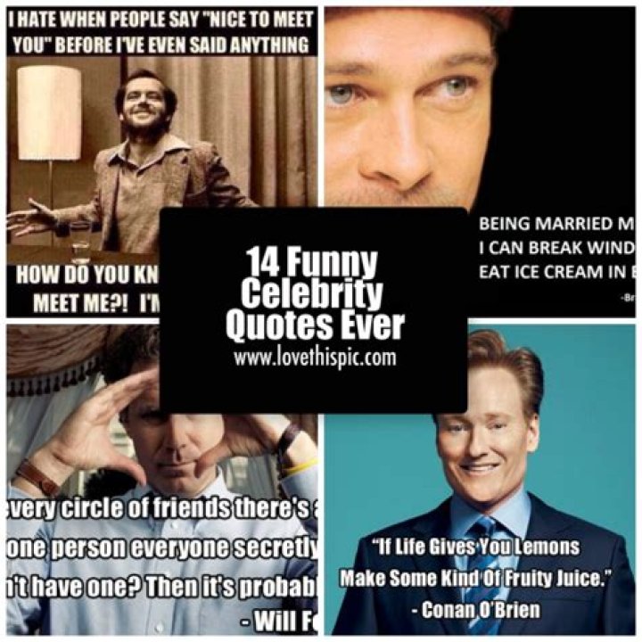 26 Funniest Celebrity Quotes Ever! Gallery eBaum's World