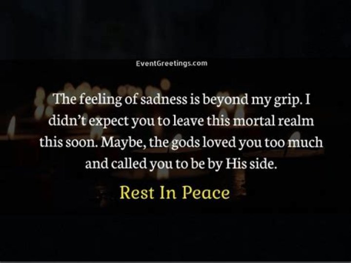 30 Sad Rest In Peace Quotes And Messages Events Greetings