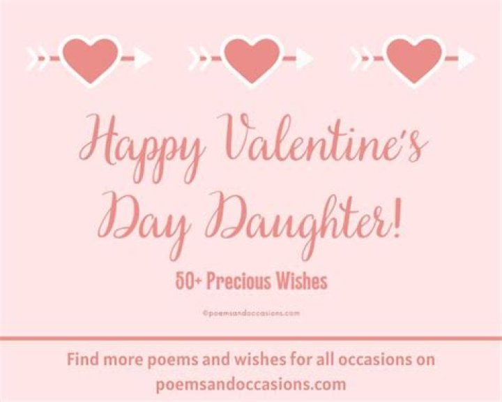 50+ Precious Valentine's Day Wishes For A Daughter Poems and Occasions