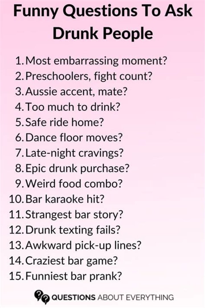 99 Questions to Ask Drunk Friends for Some Wild Stories