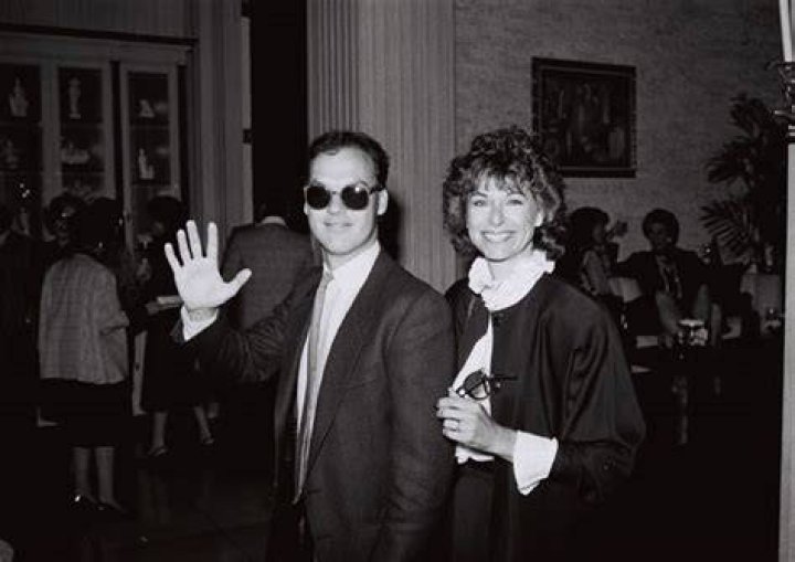 Actor Michael Keaton and wife Caroline McWilliams attending the... News