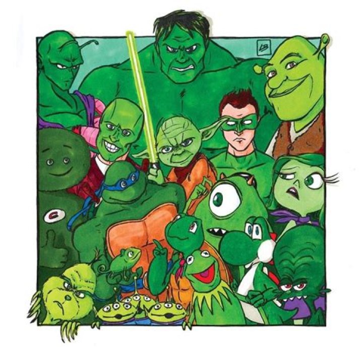 An Artist Sorted Famous Characters By Color And I'm Strangely Drawn To It
