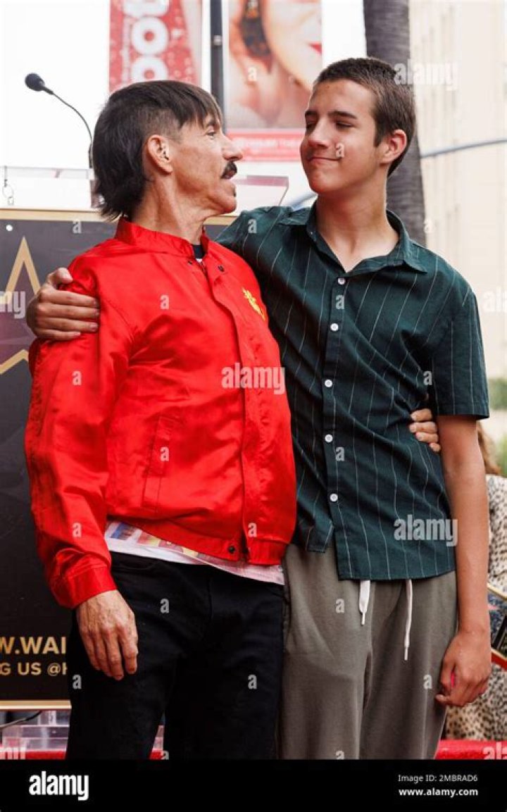 Anthony Kiedis and his son...what a fun Dad! RHCP RedHotChiliPeppers