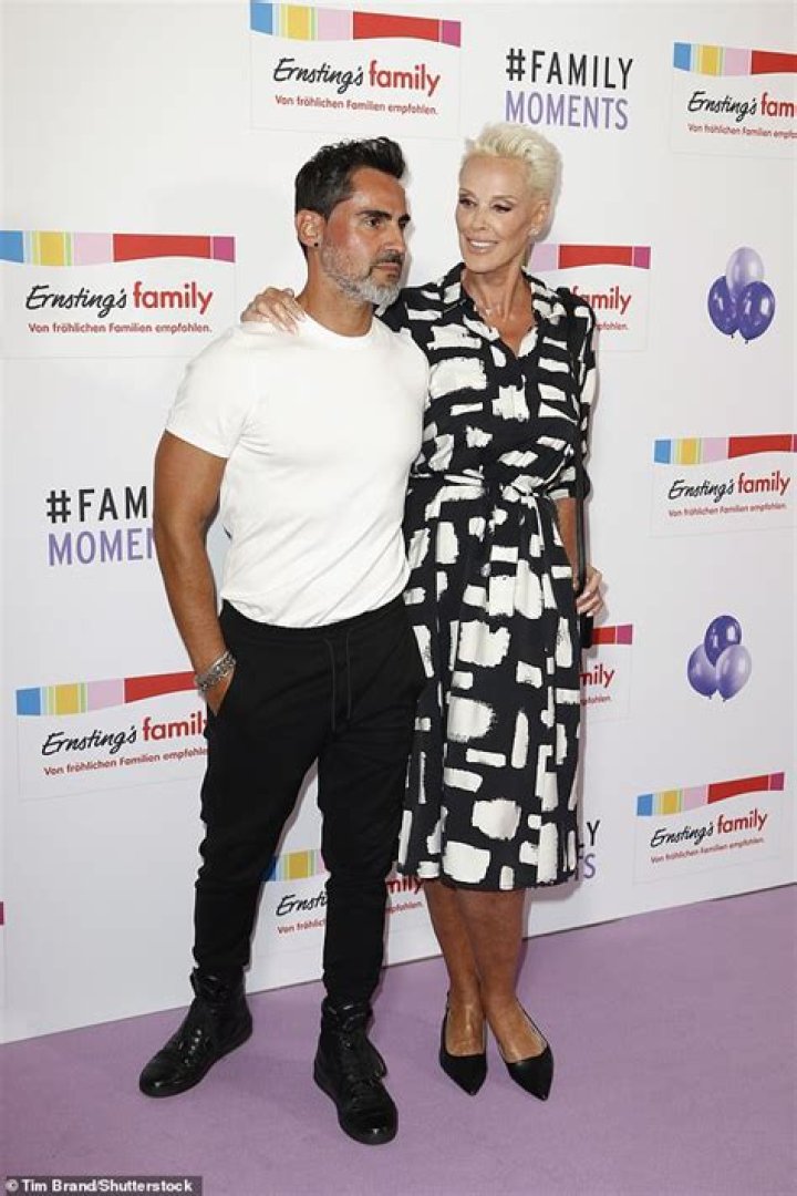 Brigitte Nielsen Shows Off Her Baby Bump During Casual Outing