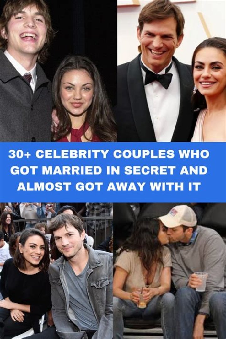 Celebrity Couples Who Got Married in Secret Us Weekly