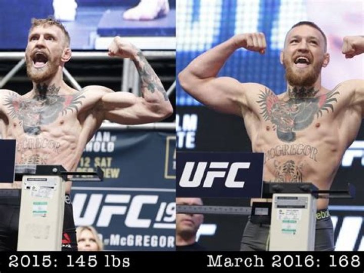 Conor McGregor weight cut photos How the Irishman looked while making