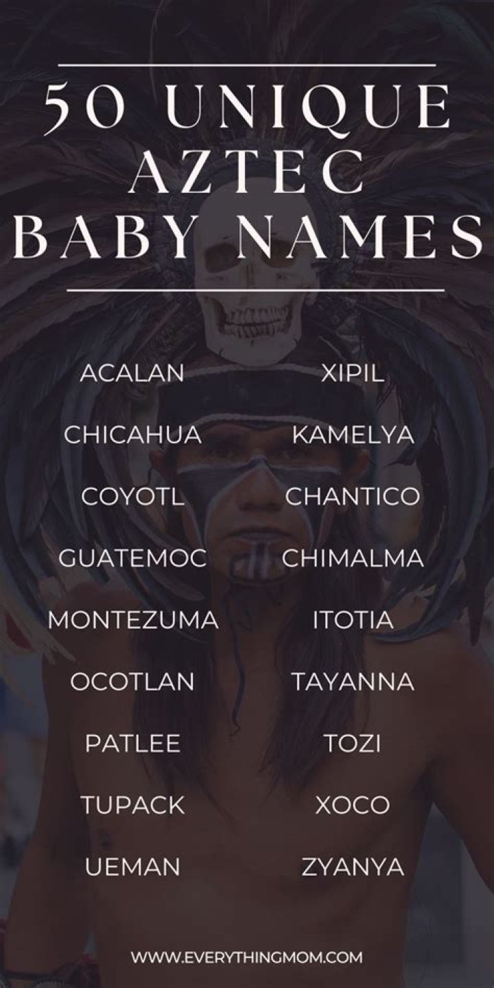 Cool and Powerful Aztec Names With Meaning