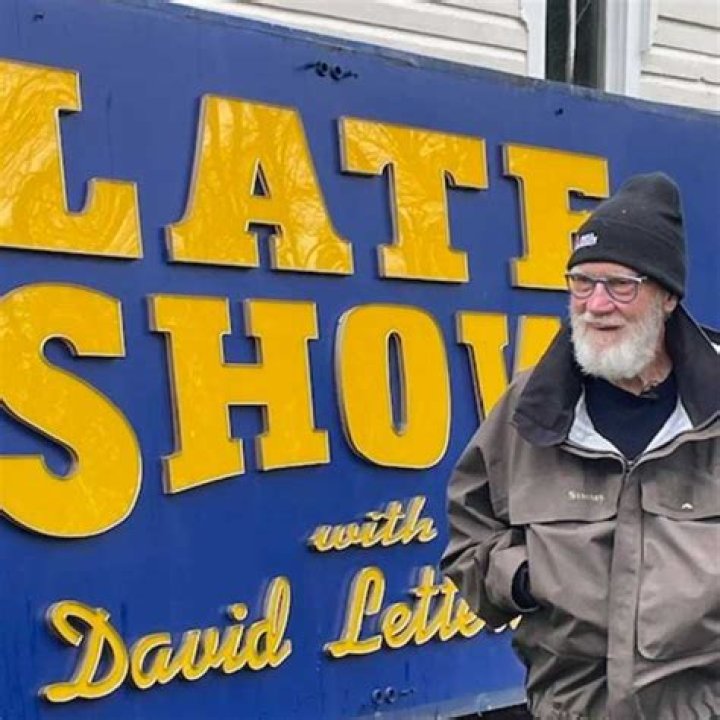 David Letterman stands out in yellow and orange with wife Regina Lasko
