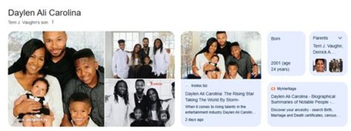 Daylen Ali Carolina, Terri J Vaughn's Son All We Know About Him