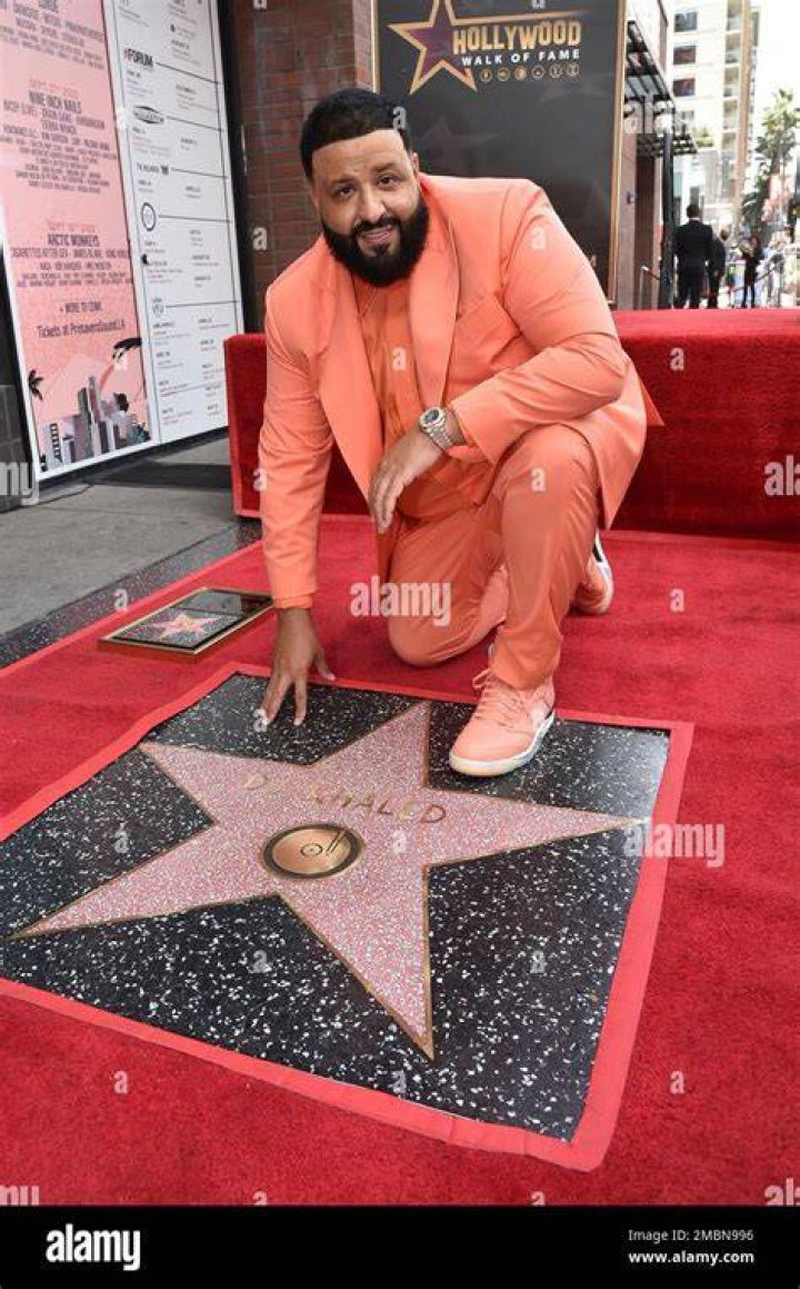 DJ Khaled Hollywood "Walk of Fame Star"