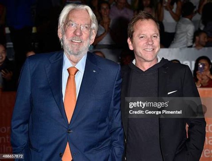 Donald and Kiefer Sutherland at the Toronto International Film Festival