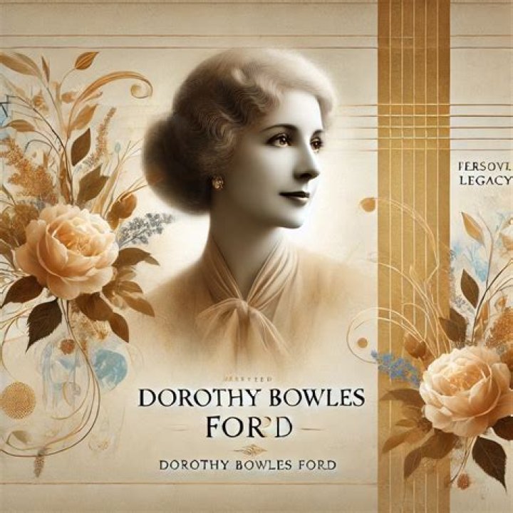 Dorothy Bowles Ford An Inspiring Community Leader & Mother