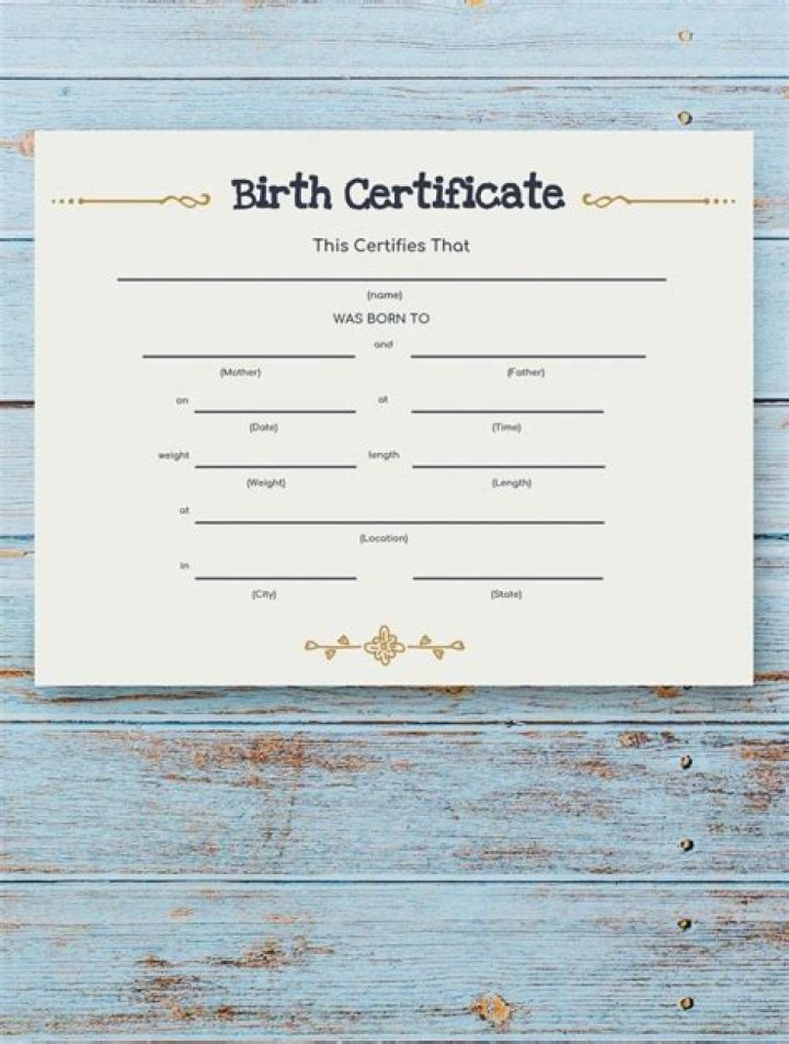 Fake Birth Certificate Template Free ] Download Birth in Novelty