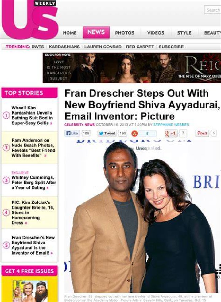 Fran Drescher Dating Email Inventor? Actress Stepped Out With Shiva