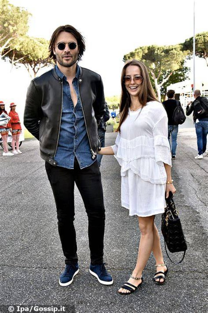 Giulio Berruti e la fidanzata Fran Kirchmair agli Internazionali di