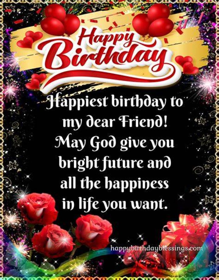 Happy Birthday friend
