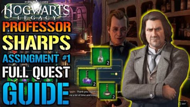 Hogwarts Legacy Professor Sharp&rsquo;s Assignment 2 Walkthrough