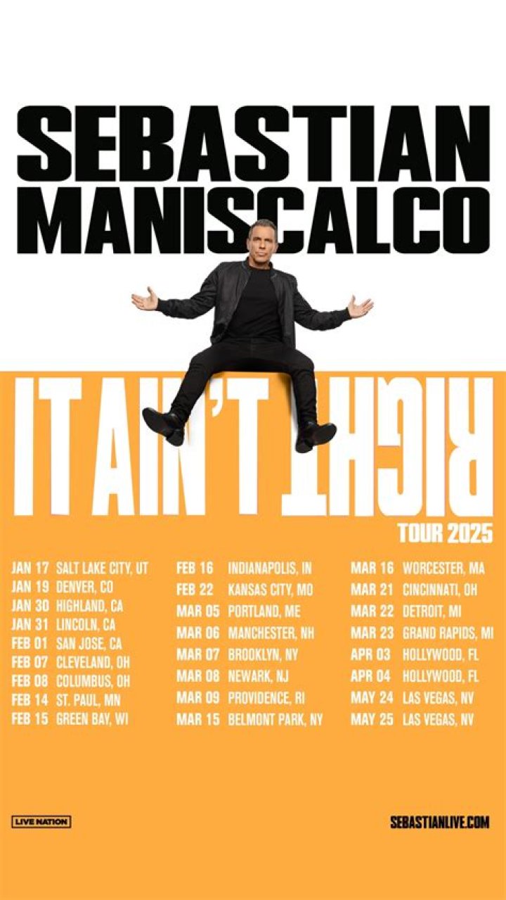 How Long Has Sebastian Maniscalco Been Married? Meet His Wife & Kids