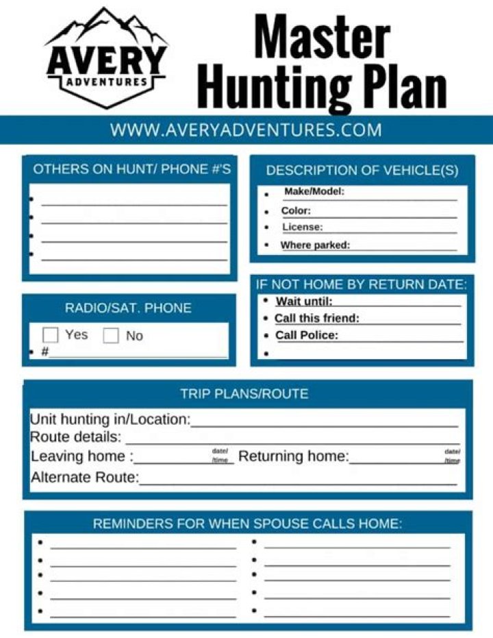 How to coordinate your hunts and your family life. A definitive guide