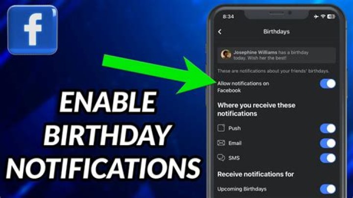 How to Enable Birthday Notification on Facebook (Quick & Simple) YouTube