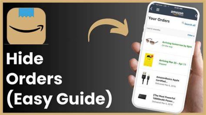 How to Hide your purchases from your kids on Amazon