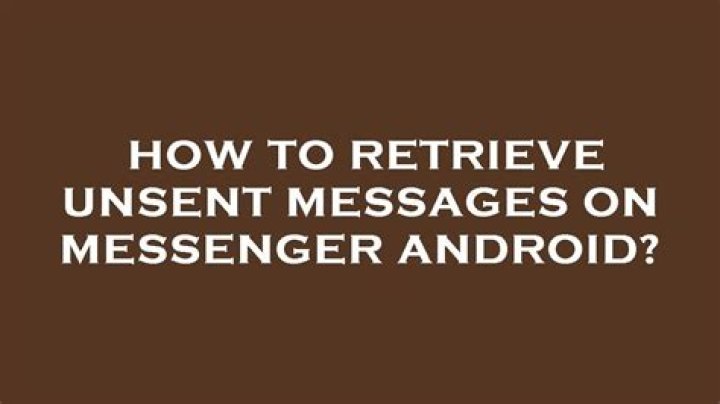How To Retrieve Unsent Messages To Gracie (unsent messages to gracie