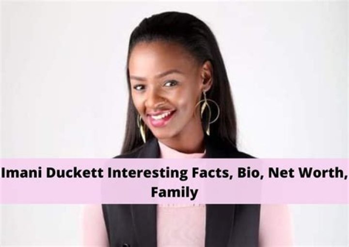 Imani Duckett Interesting facts about Jasmine Guy's daughter