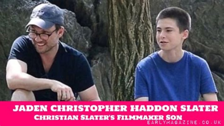 Jaden Christopher Haddonslater Christian Slater And Ryan Haddon's Son