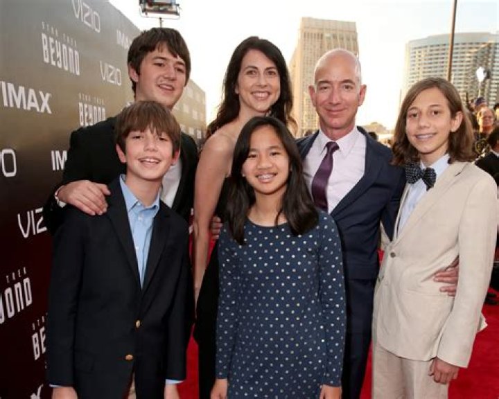 Jeff Bezos Family With Children and Wife MacKenzie Bezos 2020 Success