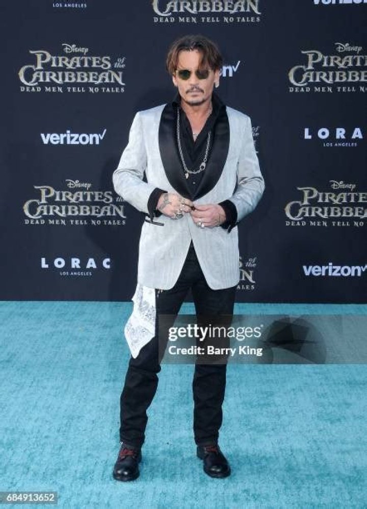 Johnny Depp at Dead Men Tell No Tales Hollywood premiere Daily Mail