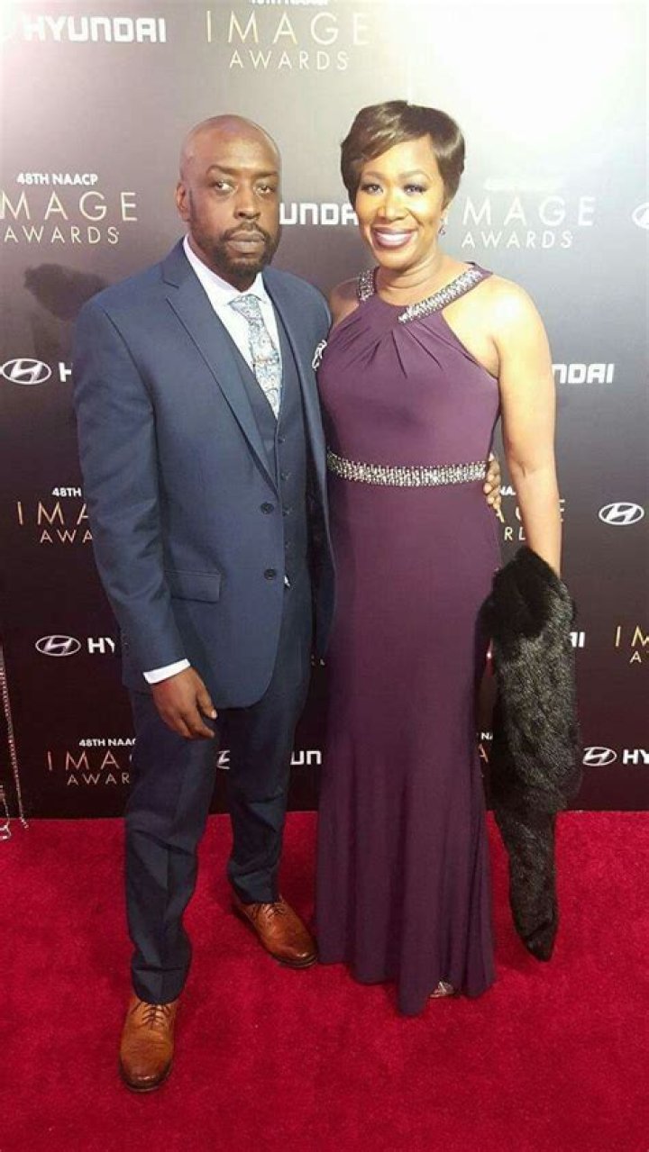 Joy Reid (AM Joy) and her husband Jason at the NAACP Image Awards