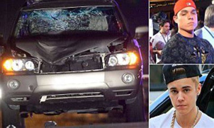 Justin Bieber car accident Star 'hit by paparazzi' then compares it to