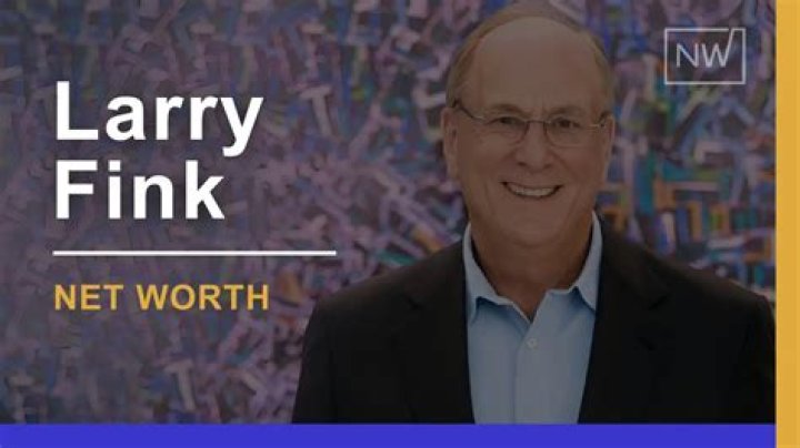 Larry Fink Net Worth 2024 How Rich Is BlackRock CEO? FirstCuriosity