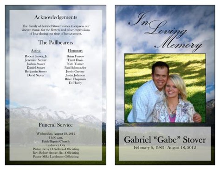 libreng Obituary Program Sample