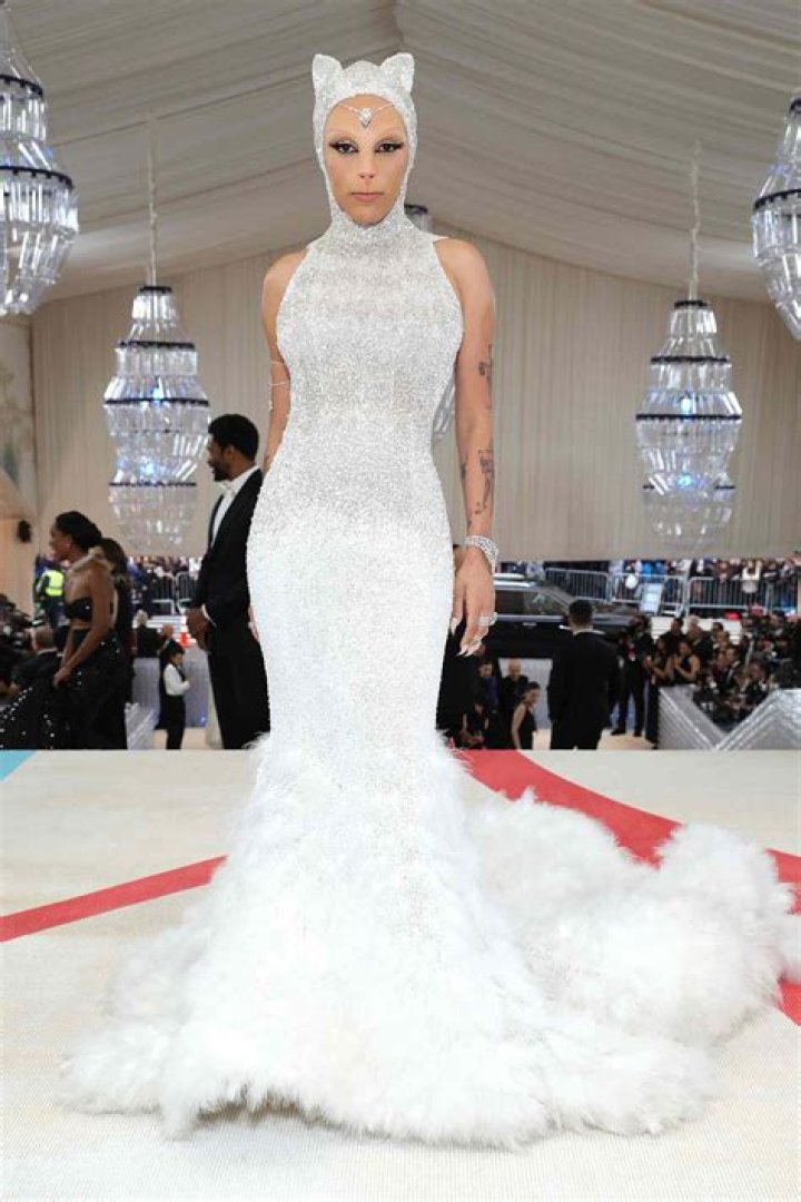 MetGala 2023 Doja Cat als Choupette die Bilder der Nacht der N&auml;chte