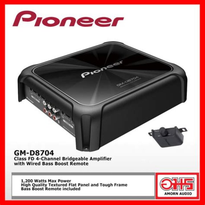 Pioneer GMD8704 Amplifiers, Digital Amplifiers, 4 Channel Pioneer