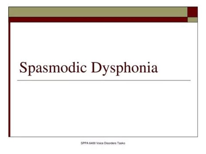 PPT Spasmodic Dysphonia PowerPoint Presentation, free download ID
