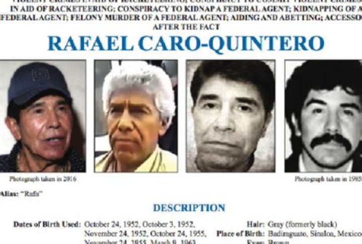 Rafael Caro Quintero age is 68