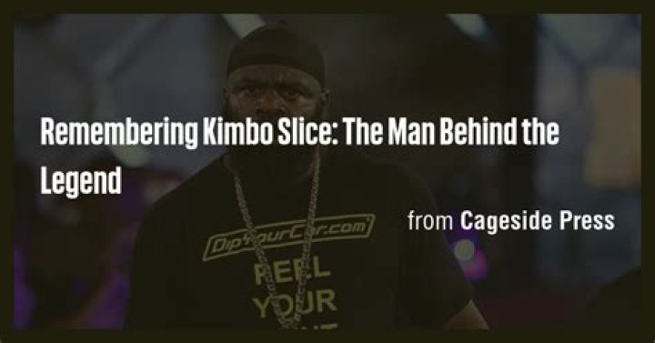 Remembering Kimbo Slice