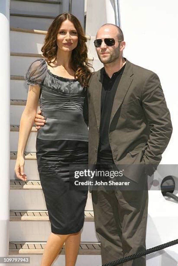 Saffron Burrows and Jason Statham attend the New York premiere of The