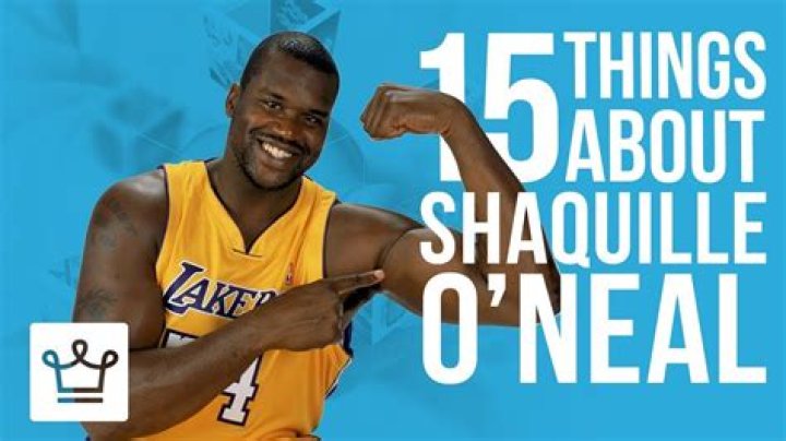 Shaquille O’Neal 25 Things You Don’t Know About Me