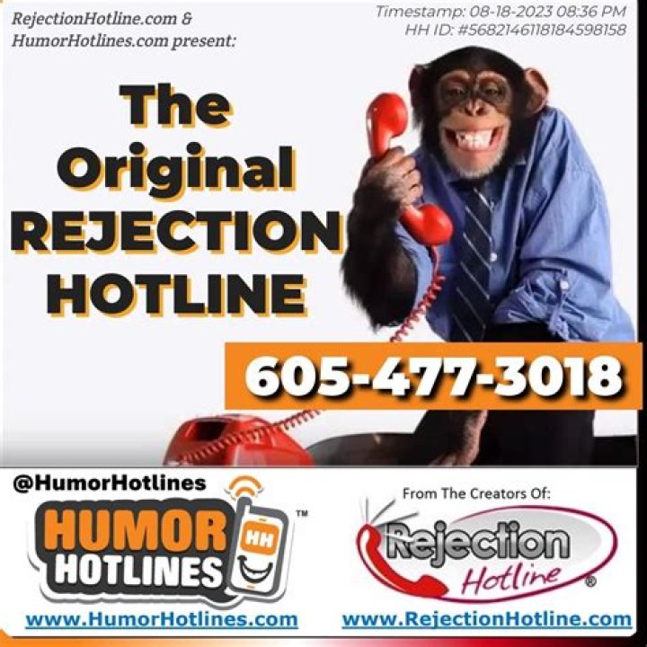 THE Rejection Hotline&reg; The WHATEVER Network!
