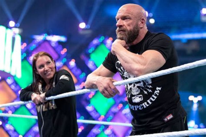 Triple H & Stephanie McMahon (& an unfortunate wardrobe malfunction