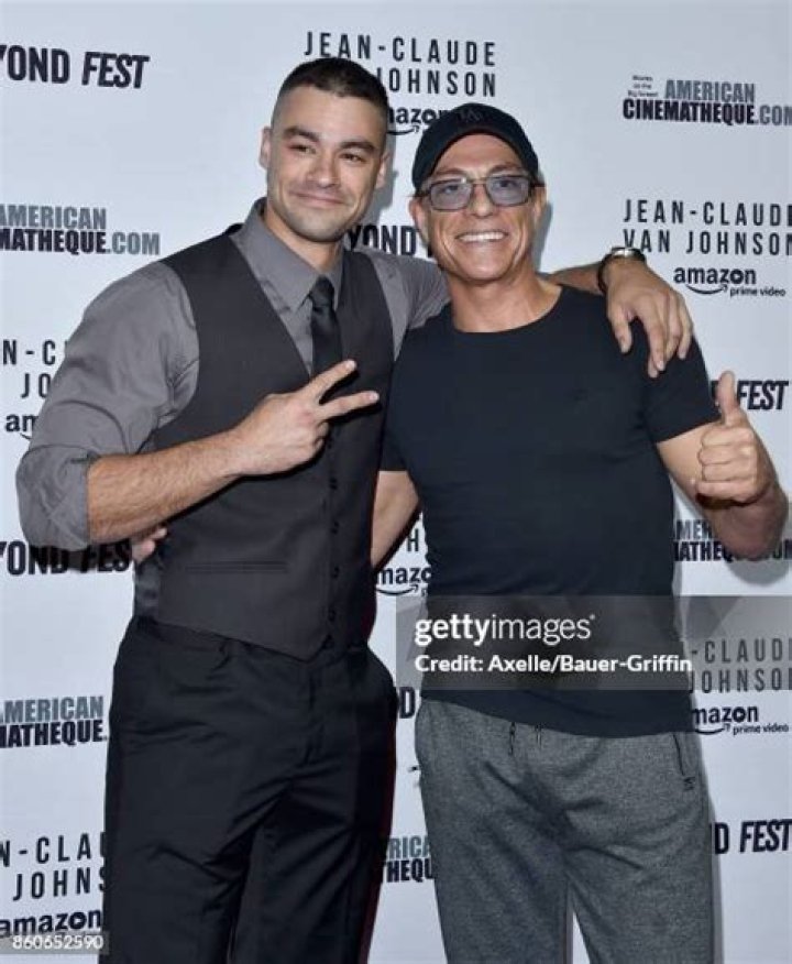 Van Damme and son Kristopher Jean claude van damme, Van damme, Bruce