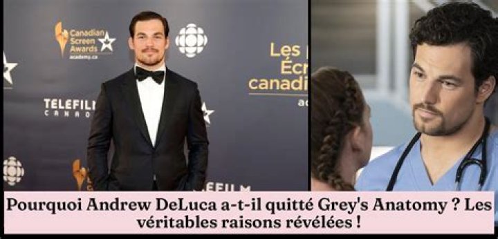 Why did Deluca leave Grey's Anatomy? punditWeb