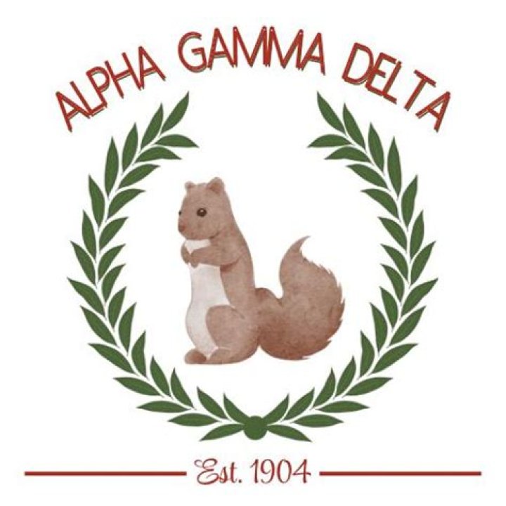 Why is the Alpha Gamma Delta mascot a squirrel?
