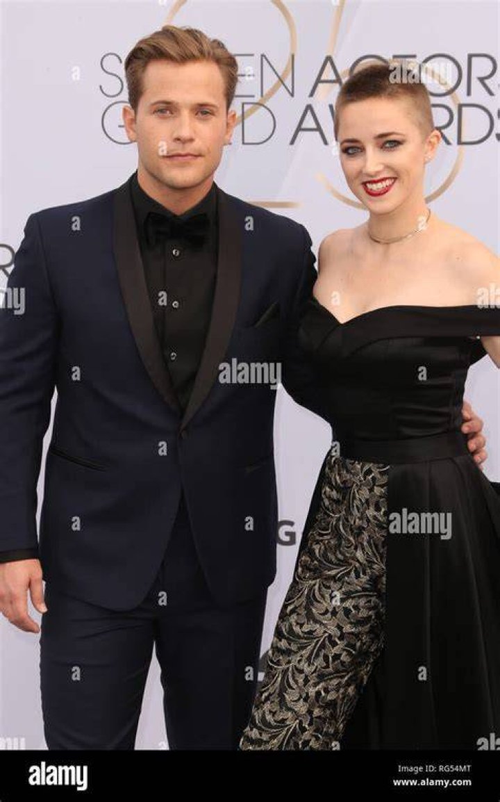 Wyatt Nash and Aubrey Swander at the 2019 SAG Awards SAG Awards Red